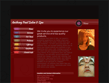 Tablet Screenshot of anthonypaulsalonspa.com
